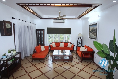 Spacious and Airy 07 bedrooms house with big yard for rent in Au Co st, Tay Ho area.